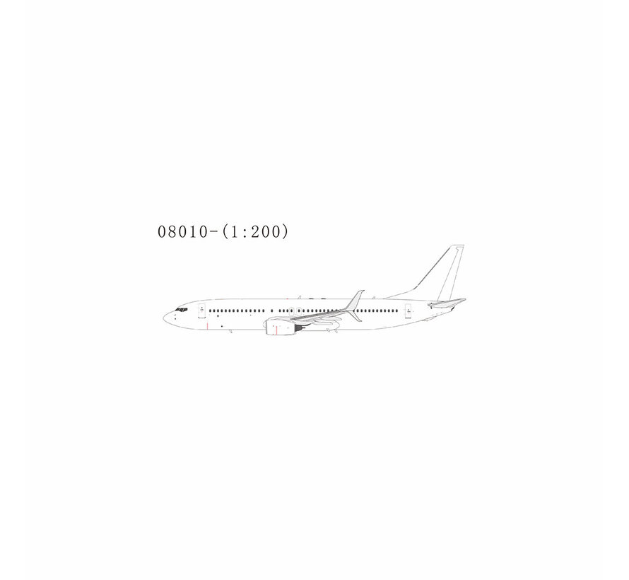 B737-800S blank white 1:200 with scimitar winglets +New Mould++pre-order+