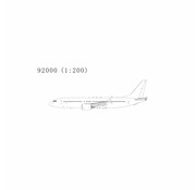 NG Models B737-8 MAX blank white 1:200 with stand +New Mould+