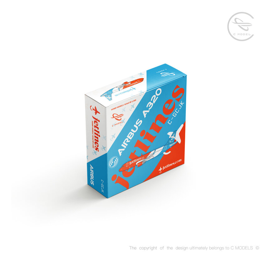 A320S Canada Jetlines C-GCJK 1:400 sharklets