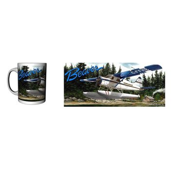 Labusch Skywear Mug DHC2 Beaver Floats Norcanair Ceramic