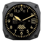 Trintec Industries Vintage Altimeter Clock 6"