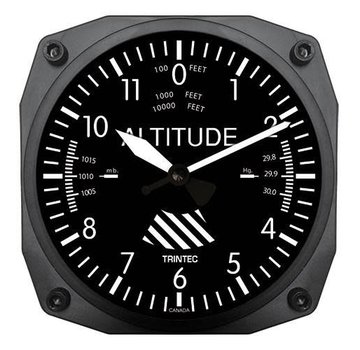 Trintec Industries Classic Altimeter Wall Clock