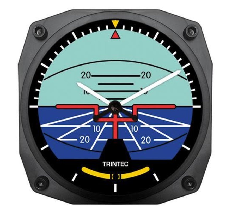 Classic Artificial Horizon Clock 6"