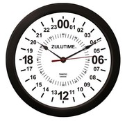Trintec Industries 14" ZULUTIME™ 24-Hour Wall Clock