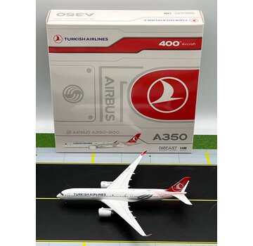JC Wings A350-900 Turkish Airlines 400th Aircraft TC-LGH 1:400 flaps down