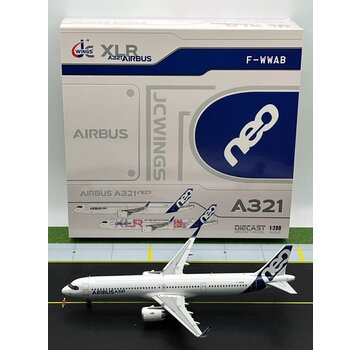 JC Wings A321neo Airbus Industrie House Livery F-WWAB 1:200 with stand