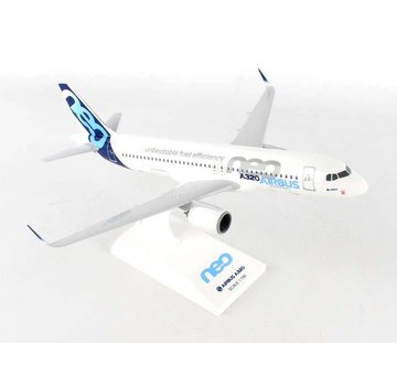 SkyMarks A320neo Airbus House 1:150 with stand (no gear)