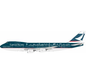 JFOX B747-200 Cathay Pacific Spirit of Hong Kong VR-HIB 1:200 with stand