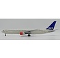 B767-300ER SAS Scandinavian Airlines 1998 old livery LN-RCG 1:200 with stand