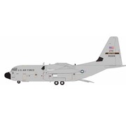 InFlight C130J Super Hercules US Air Force 403 Wg Weather AFRC 1:200 with stand