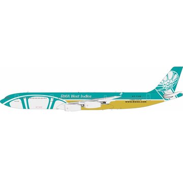 InFlight A340-300 BWIA West Indies Airways 9Y-TJN 1;200 with stand