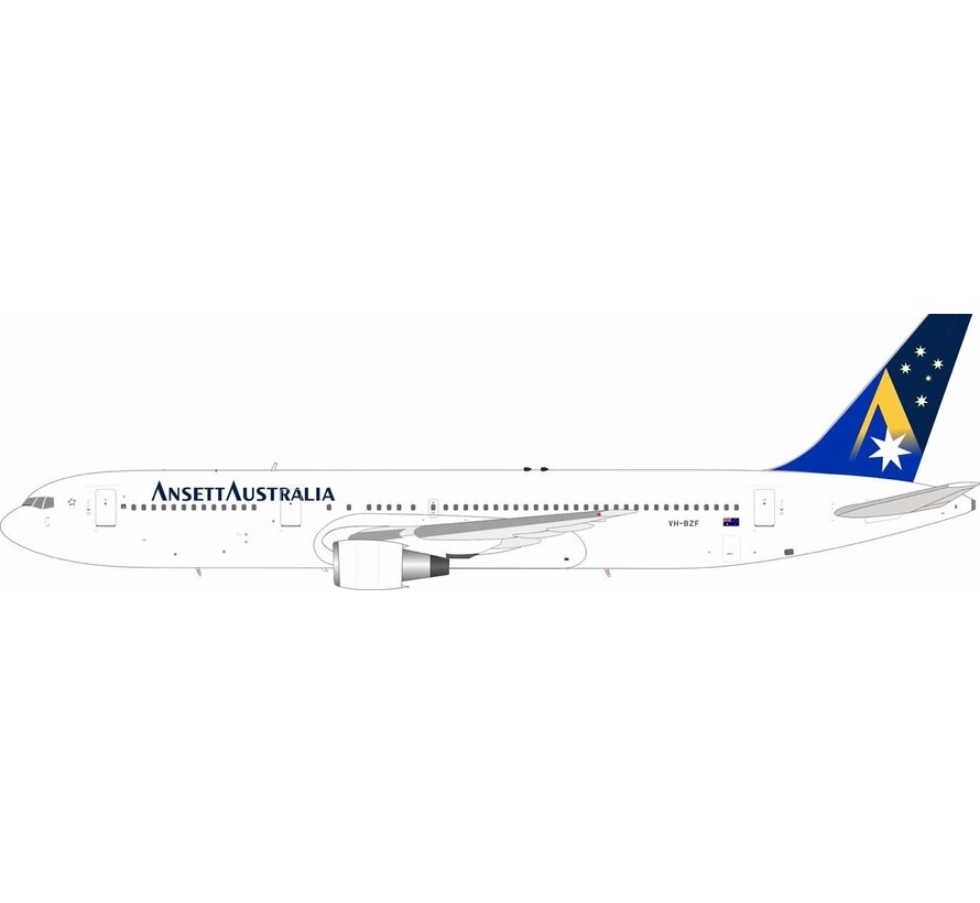 B767-300ER Ansett Australia Airlines VH-BZF 1:200 with stand