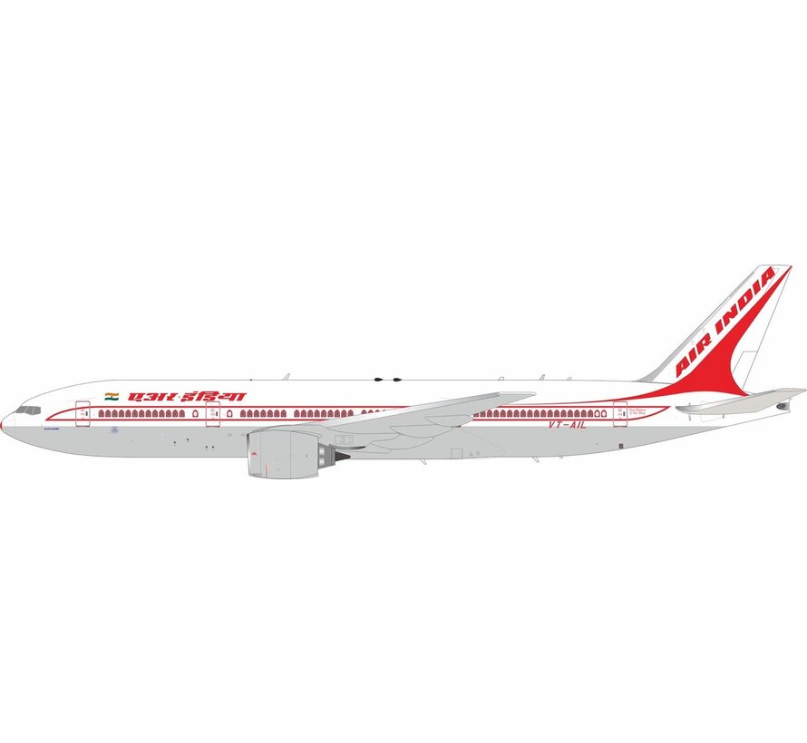 B777-200 Air India old livery VT-AIL 1:200 with stand