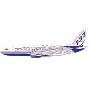 InFlight B737-700 Boeing house livery 737 Next Generation Building on success N1791B 1:200 +New Arrival+