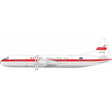 InFlight L-188 Electra QANTAS VH-ECA 1:200 with stand +New arrival+