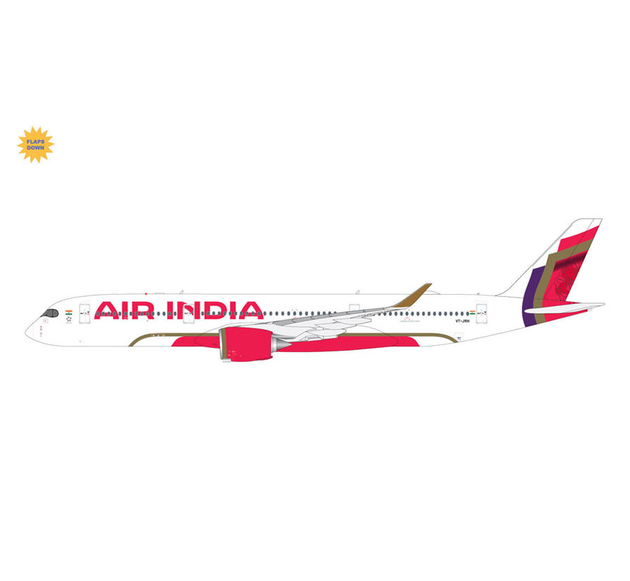 A350-900 Air India VT-JRH 1:400 flaps down