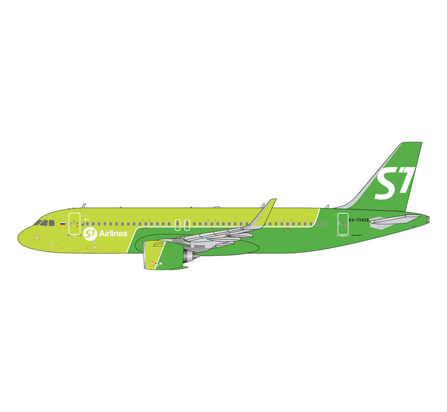 A320neo S7 Airlines RA-73428 1:400