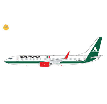 Gemini Jets B737-800W Mexicana XA-ASM 1:200 winglets flaps down