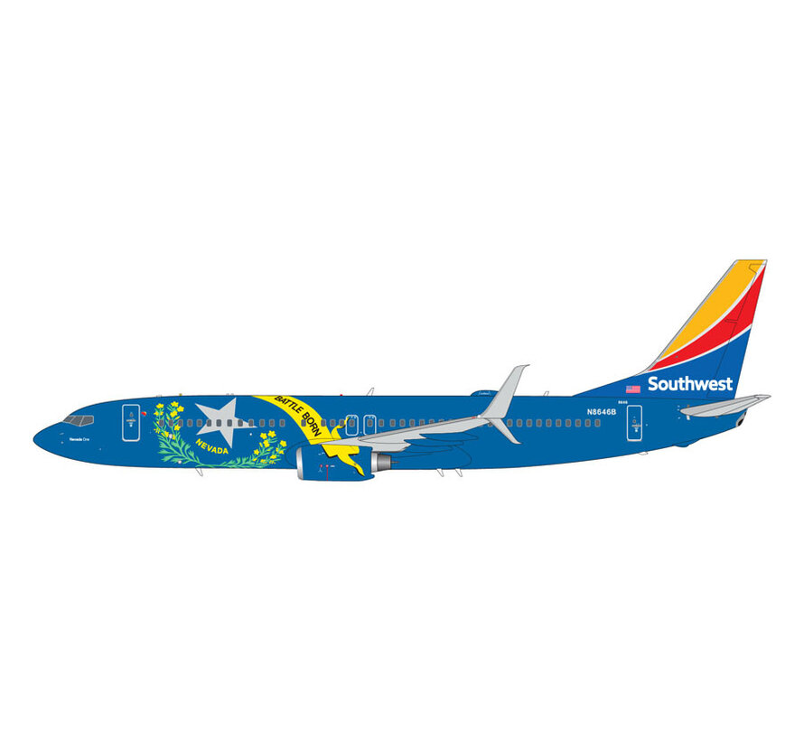 B737-800W Southwest Airlines N8646B "Nevada One" livery1:200