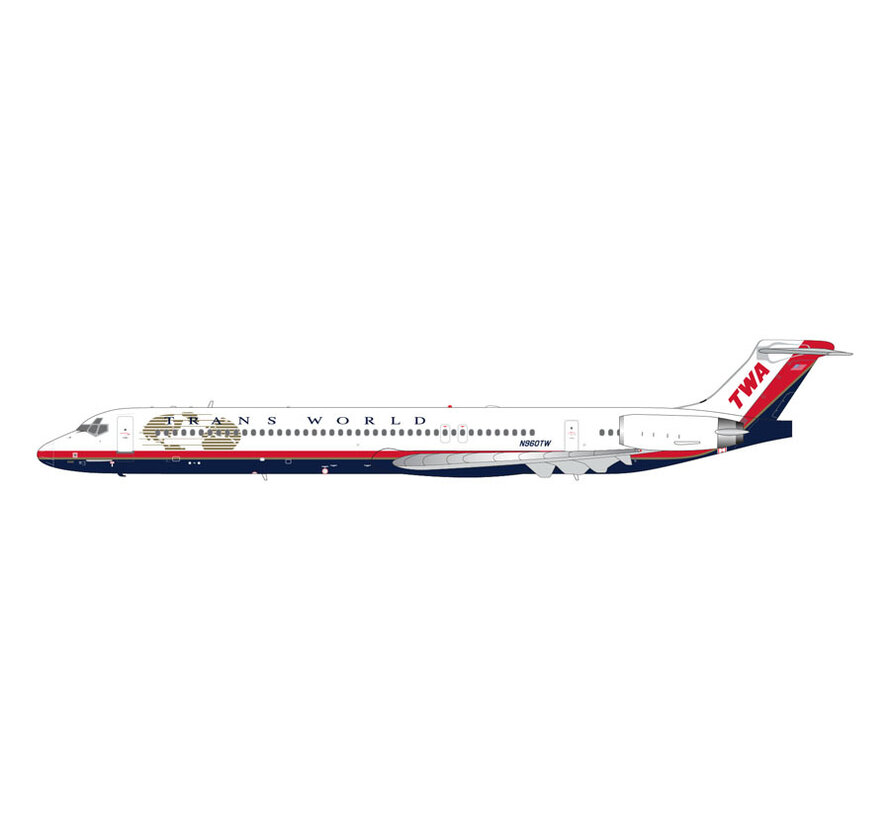 MD-82 Trans World Airlines N960TW final livery1:200