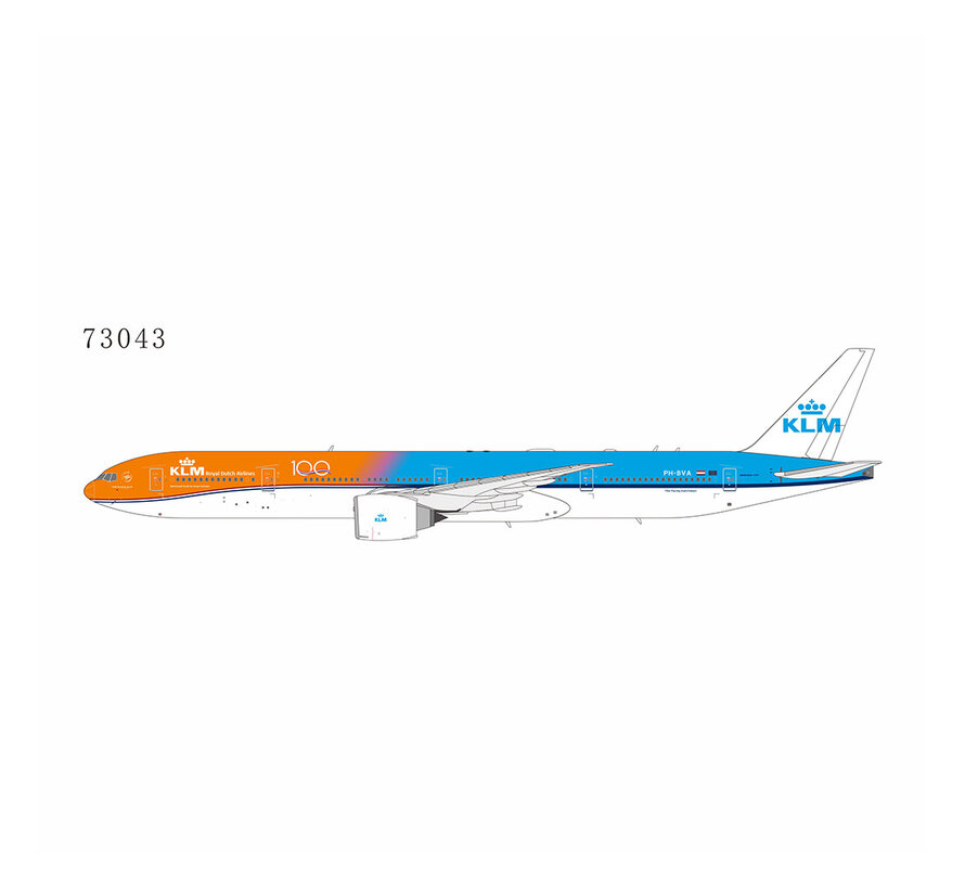 B777-300ER KLM Royal Dutch Airlines Orange Pride 100th PH-BVA 1:400 NG