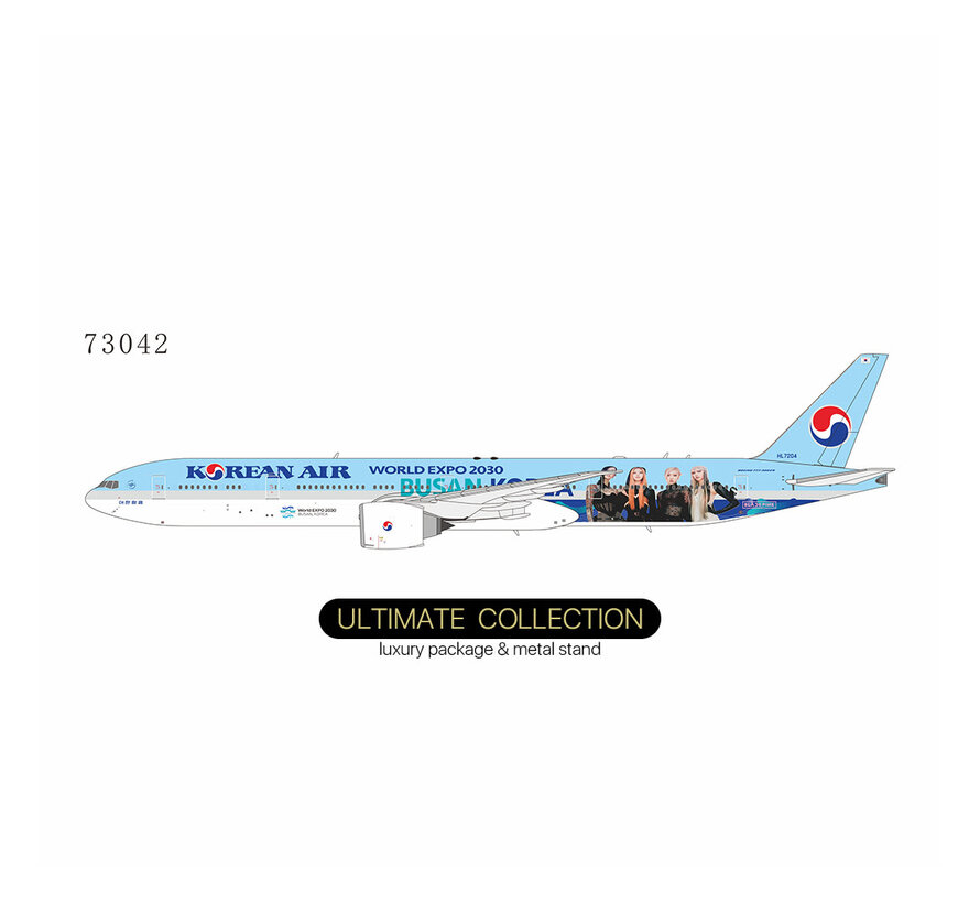 B777-300ER Korean Air World Expo 2030 BLACKPINK livery HL7204 1:400 ULTIMATE