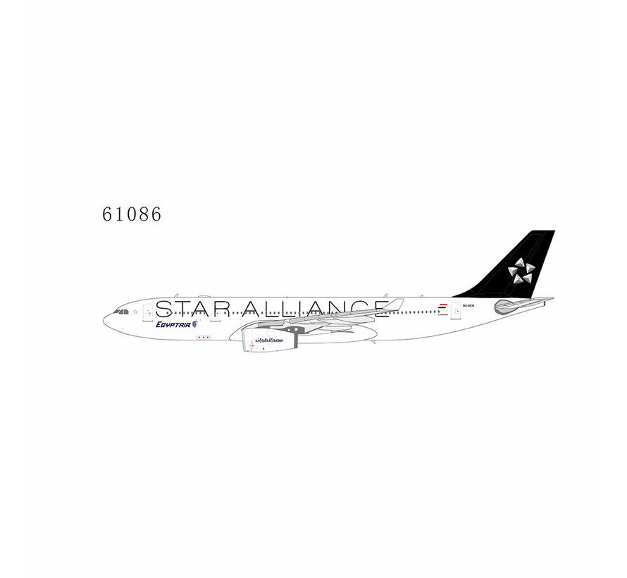 A330-200 EgyptAir Star Alliance SU-GCK 1:400 +New Arrivals+