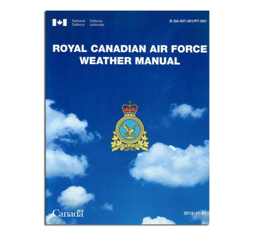 Royal Canadian Air Force RCAF Weather Manual softcover
