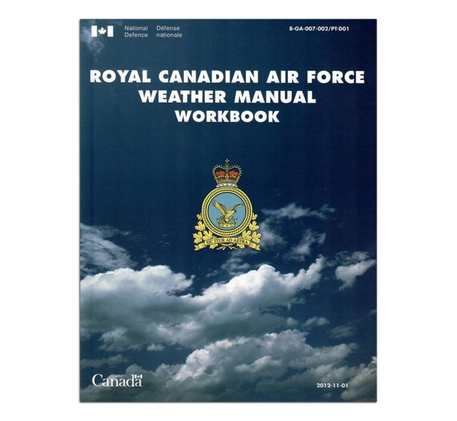 Royal Canadian Air Force RCAF Weather Manual Workbook softcover