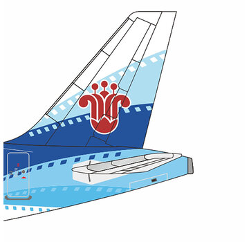 NG Models A321S China Southern Hainan Island International Film Festival B-1832 1:400