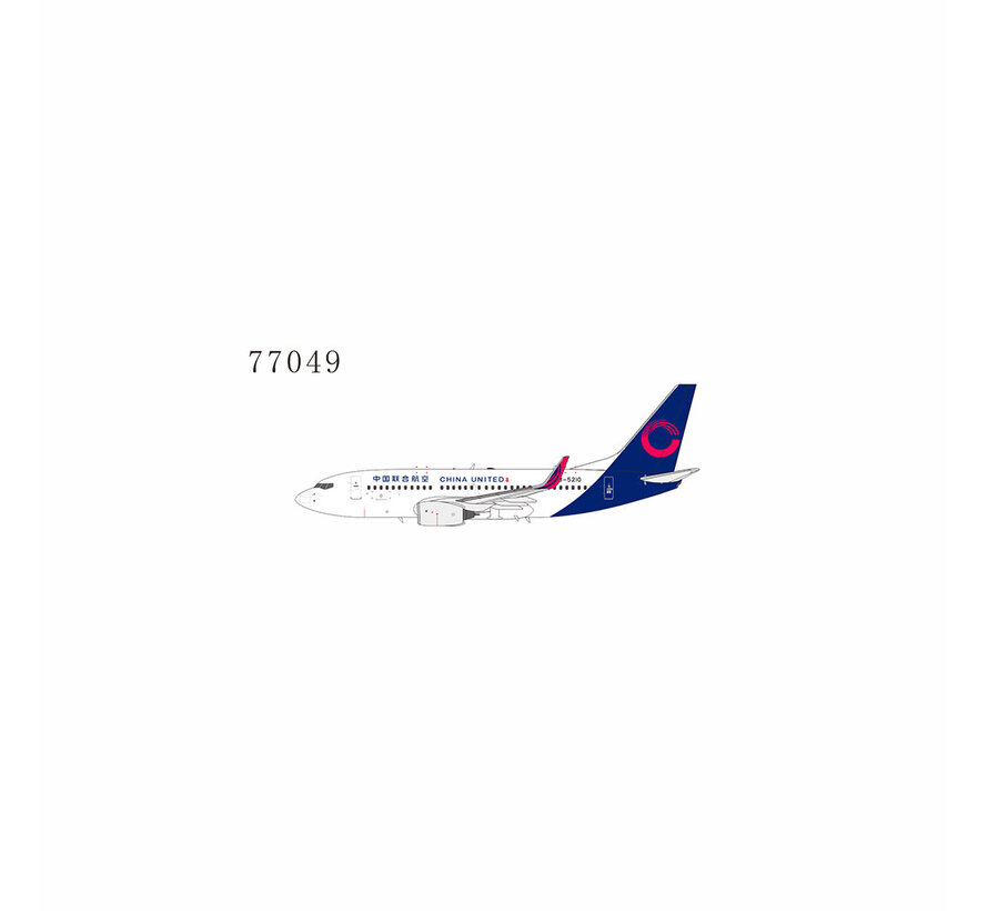 B737-700W China United Airlines new livery B-5210 1:400 winglets