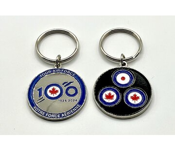 Keychain RCAF 100 1924-2024 Three Roundels
