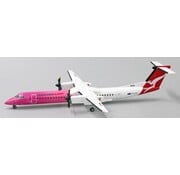 JC Wings dash 8-Q400 QANTASlink Pink Ribbon Breast Cancer VH-QOH 1:200 with stand * NEW ARRIVAL