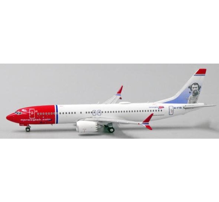 B737-8 MAX Norwegian Tom Crean EI-FYB 1:400