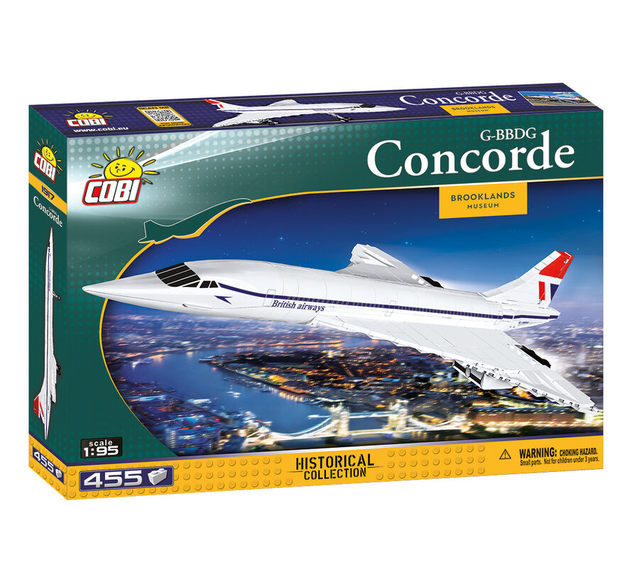 British Airways Concorde 455 PCS 1:95 Scale