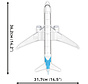 Boeing 737-8 MAX 340 PCS 1:110 Scale
