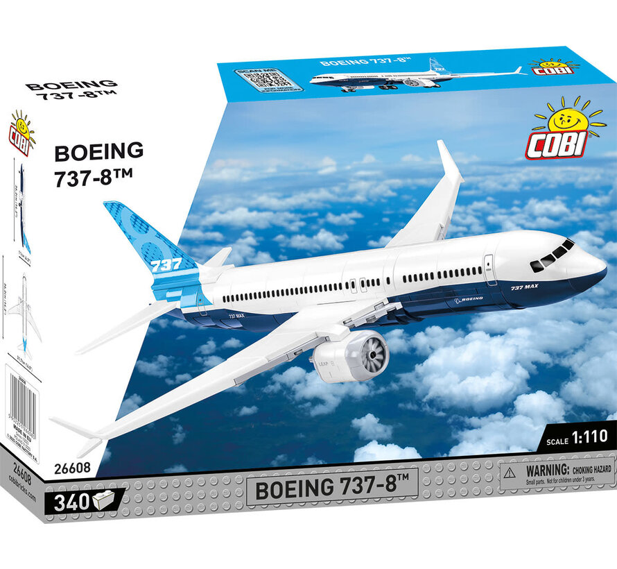 Boeing 737-8 MAX 340 PCS 1:110 Scale
