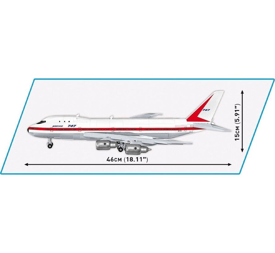 Boeing B747 First Flight 1051 PCS 1:144 Scale