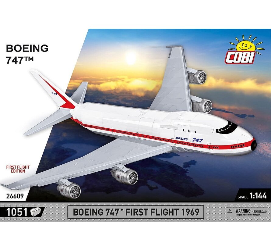 Boeing B747 First Flight 1051 PCS 1:144 Scale