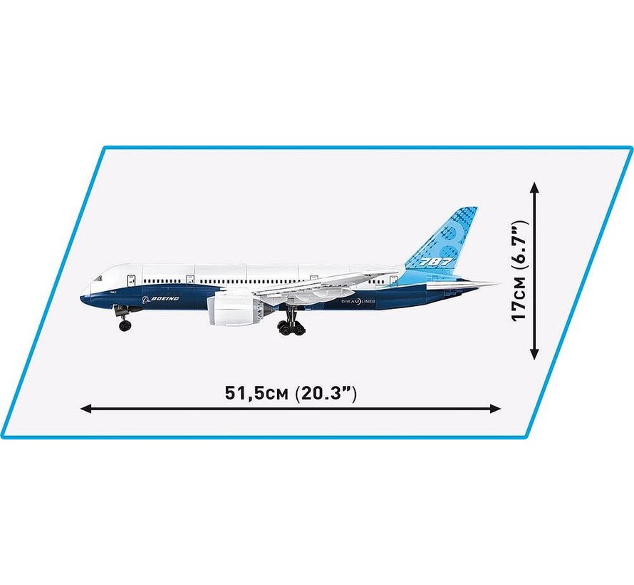 Boeing 787 Dreamliner 836 PCS 1:110 Scale