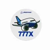 Boeing Store 777 Pudgy Plane Sticker