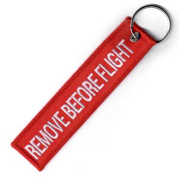 Key Chain RBF Remove Before Flight Embroidered