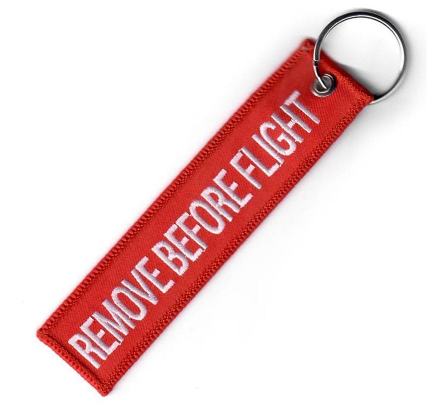 Key Chain RBF Remove Before Flight Embroidered