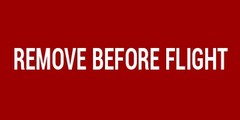Remove Before Flight
