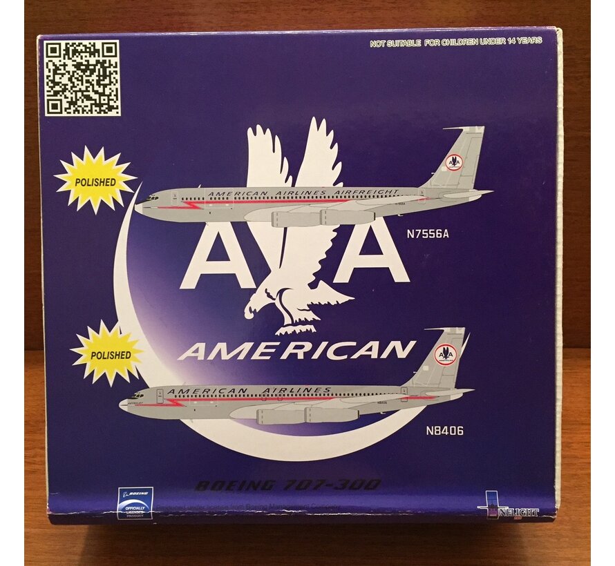 B707-300 American Airlines Airfreight N7556A old livery [polished] 1:200 *Collection Sale
