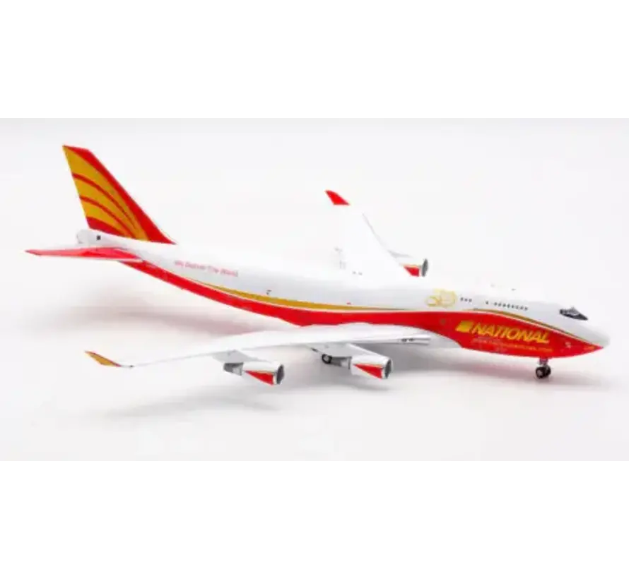 B747-400BCF National 30th Anniversary N936CA 1:200 with stand
