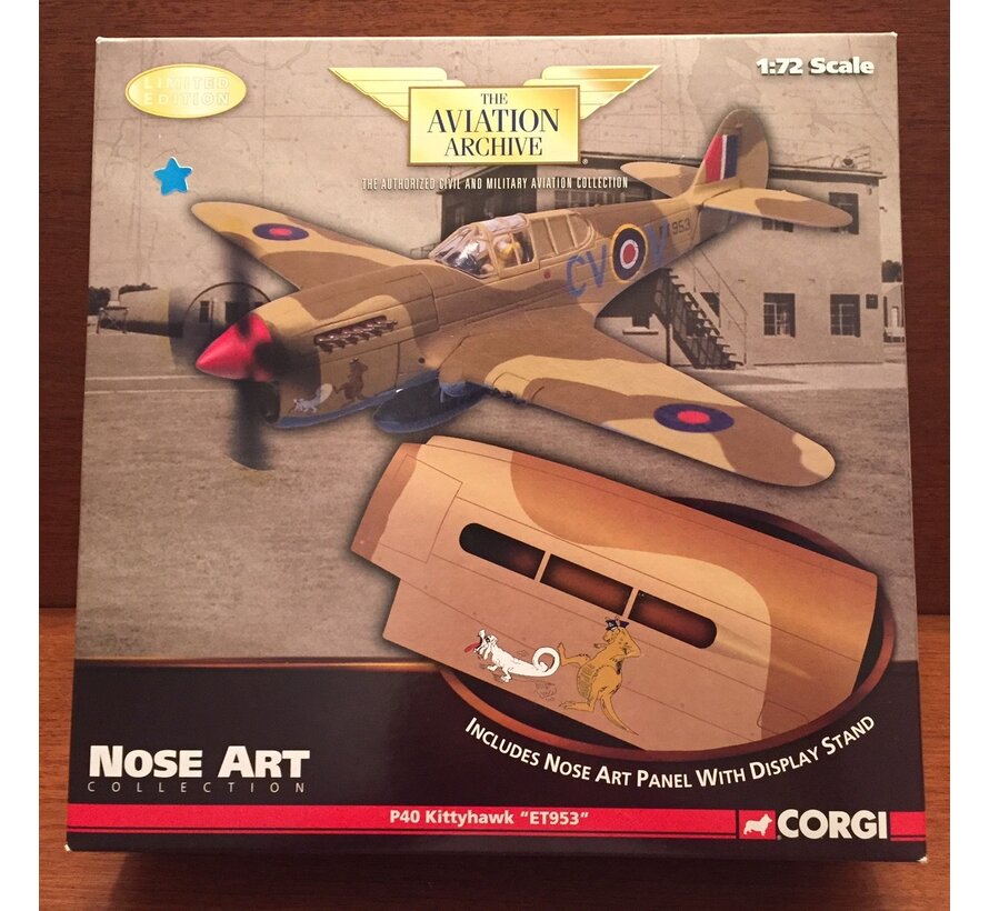 P40E Kittyhawk No.3 Sqn RAAF, Bobby Gibbes, Egypt 1942 1:72 *Collection Sale