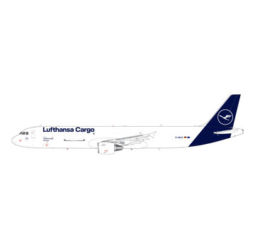 Gemini Jets A321P2F Lufthansa Cargo 2018 livery D-AEUC 1:200 with stand