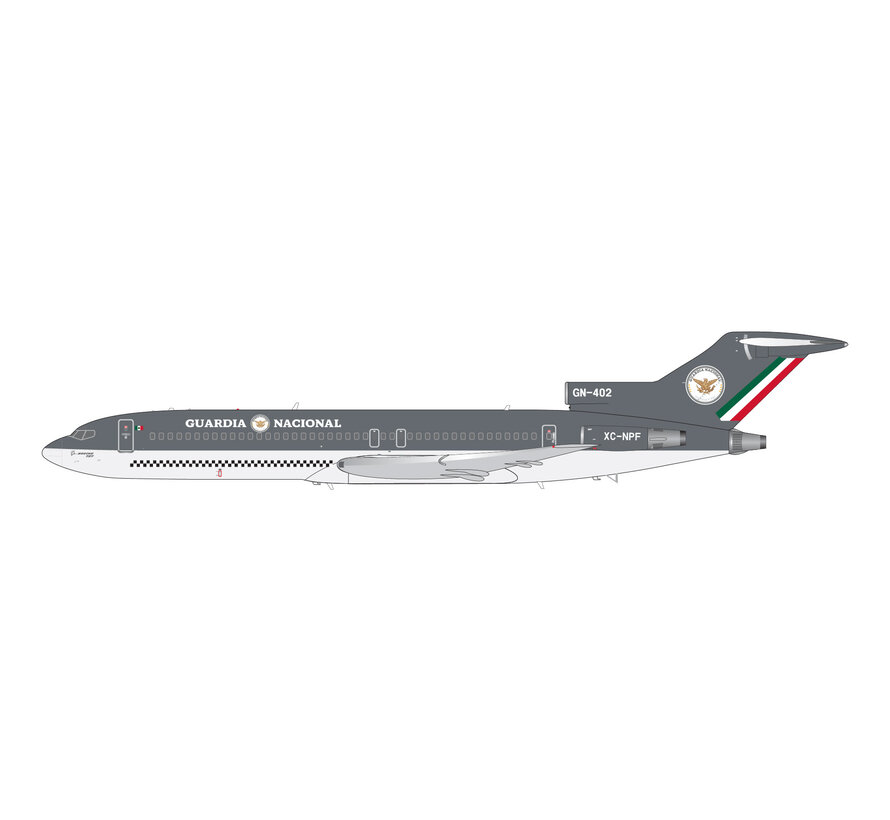 B727-200/Adv. Guardia Nacional XC-NPF GN-402 1:200 with stand