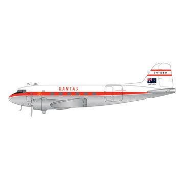 Gemini Jets DC3 Qantas Airways VH-EBU polished 1:200